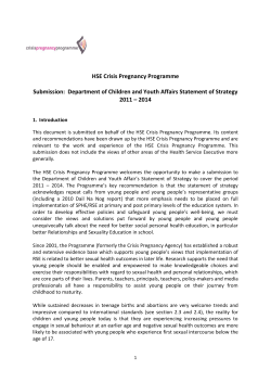Department of Children and Youth Affairs Statement of Strategy 2011