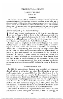 presidential address