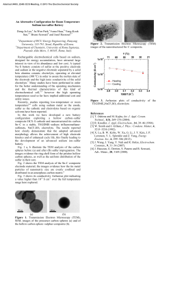 An Alternative Configuration for Room Temperature Sodium ion