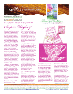 25 Gold Strands - Steep in His glory, Part 1 of 2