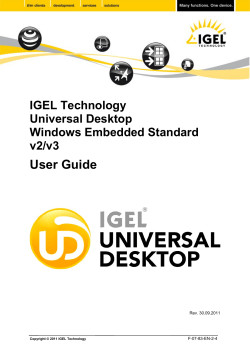 IGEL UD ES v2+v3 User Guide