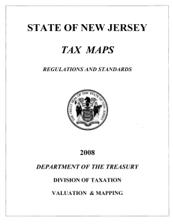 Tax Maps Regulations and Standards