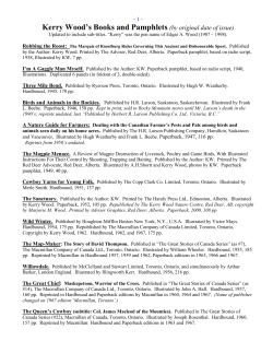 Kerry Wood`s Books and Pamphlets
