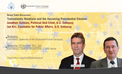 Transatlantic Relations and the Upcoming Presidential Election