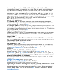 I hope everybody`s surviving their FWOC (which I`m deciding stands