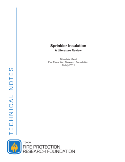 Sprinkler Insulation