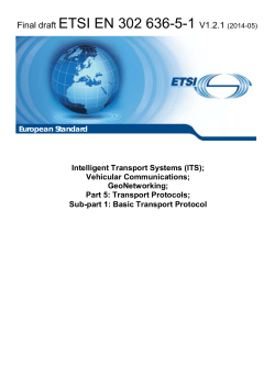 EN 302 636-5-1 - V1.2.1