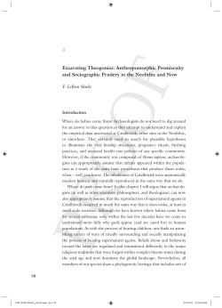Excavating Theogonies: Anthropomorphic