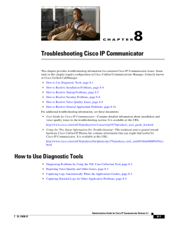 Troubleshooting Cisco IP Communicator