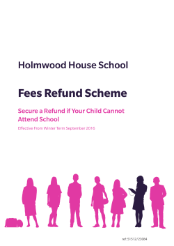 Fees Refund Scheme