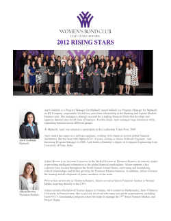 2012 Rising Stars - Women`s Bond Club