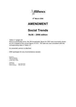 Social Trends 36 - Office for National Statistics