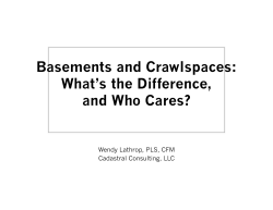 Basements and Crawlspaces: What`s the Difference, and Who Cares?
