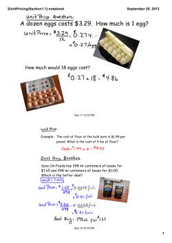 A dozen eggs costs $3.29. How much is 1 egg?