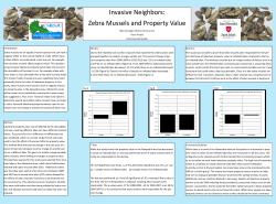 Introduction: Zebra mussels are an aquatic invasive species that can