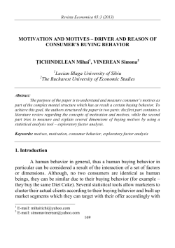 motivation and motives – driver and reason