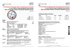 Fire Resistant Composite cable unarmoured and