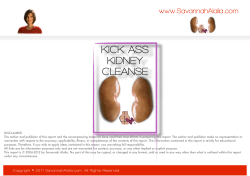 kick ass kidney cleanse