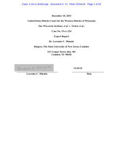 December 10, 2015 United States District Court for the Western