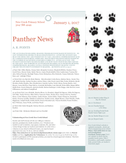 January Newsletter - Mineral County Schools
