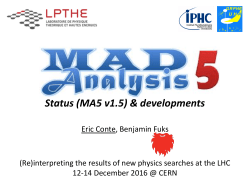 MadAnalysis 5