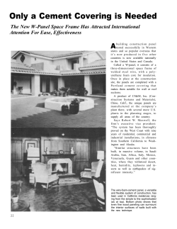 Only a Cement Covering is Needed