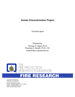 FPRF Smoke Characterization Project