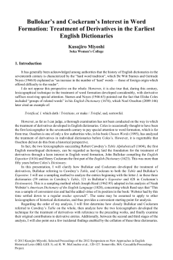 complete paper - Cascadilla Proceedings Project