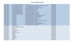 Community Support Programs PDF document opens in new window