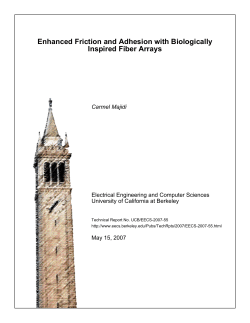 Enhanced Friction and Adhesion with Biologically