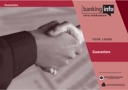 Guarantors - bankinginfo