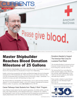 Master Shipbuilder Reaches Blood Donation Milestone of 25 Gallons