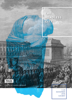 2016 Catalogue - TULCA Festival of Visual Arts