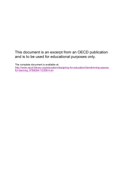 This document is an excerpt from an OECD publication and is to be