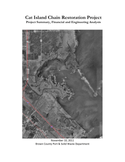 Cat Island Chain Restoration Project