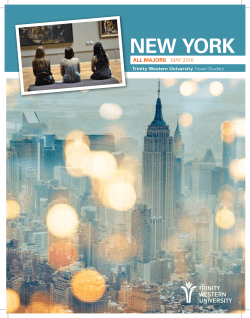 NEW YORK - Trinity Western University