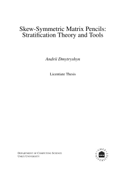 Skew-Symmetric Matrix Pencils: Stratification Theory and Tools