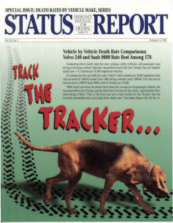 Status Report special issue: death rates by vehicle make, series