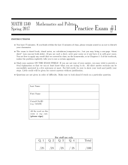 Solutions - Cornell Math
