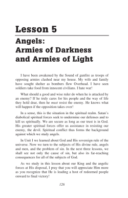 Angels: Armies of Darkness and Armies of Light