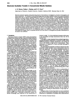 Electronic Excitation Transfer in Concentrated Micelle Solutions
