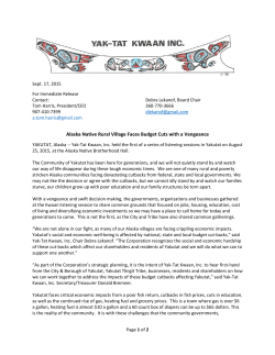 Alaska Rural Village Faces State Cuts - Yak