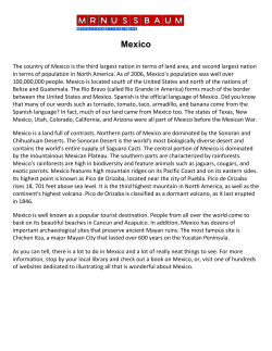 Mexico - Mr. Nussbaum