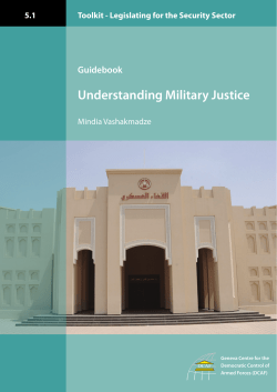 Understanding Military Justice