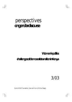 Women in Politics: Challenges of Democratic - Heinrich-Böll