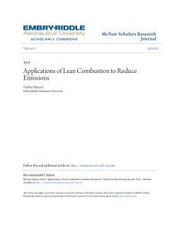 Applications of Lean Combustion to Reduce Emissions