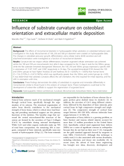Influence of substrate curvature on osteoblast orientation and