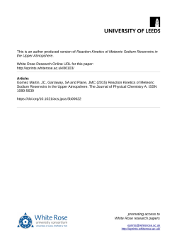Reaction Kinetics of Meteoric Sodium Reservoirs in the Upper