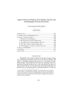 Agency Theory as Prophecy: How Boards