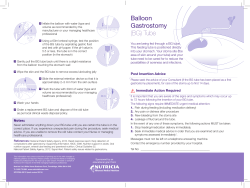 Balloon Gastrostomy